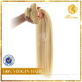 High Quality 8A Grade Blonde Straight Hair with Cuticle Hair Weft (Blonde1)